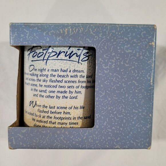 Hallmark Footprints Inspirational Mug - Picture 1 of 9